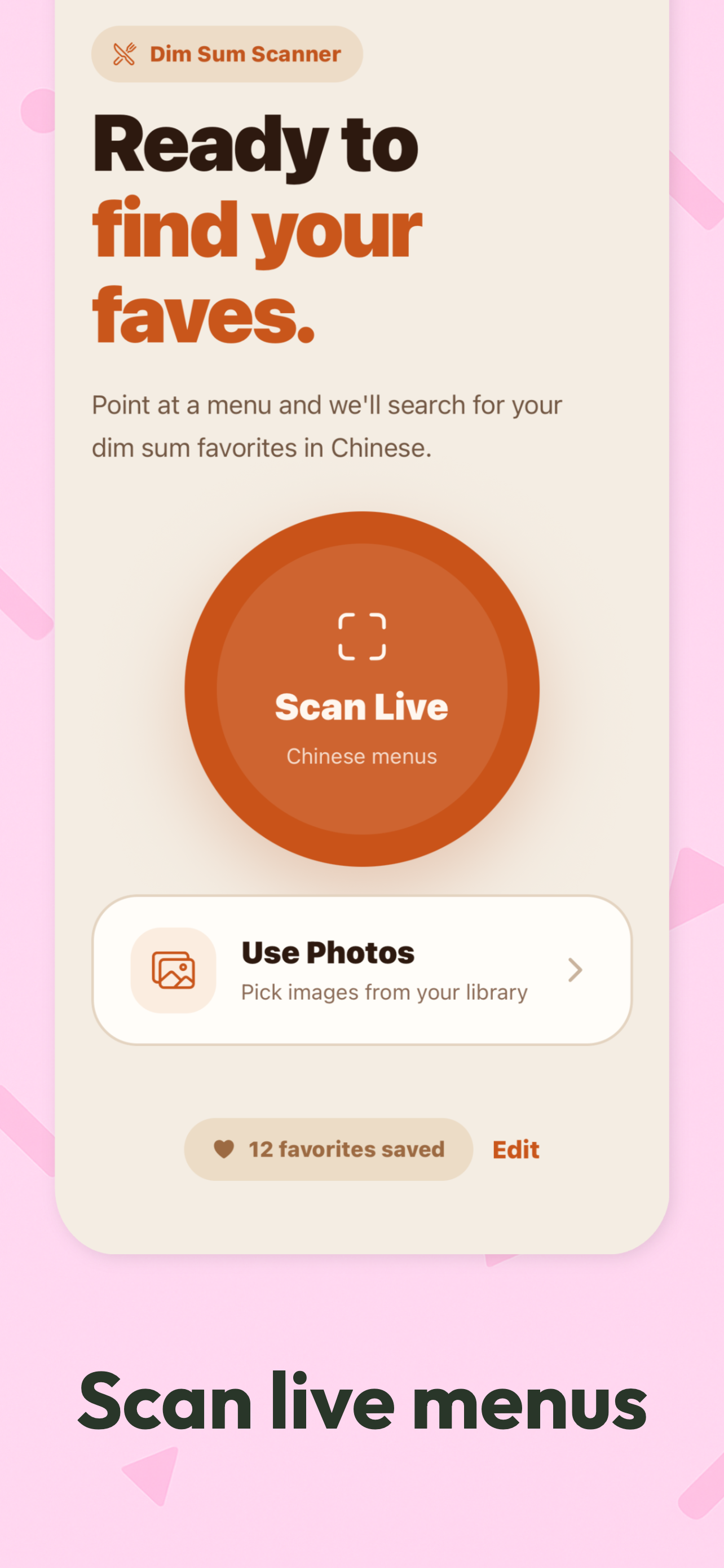 Dim Sum Scanner app screenshot 2